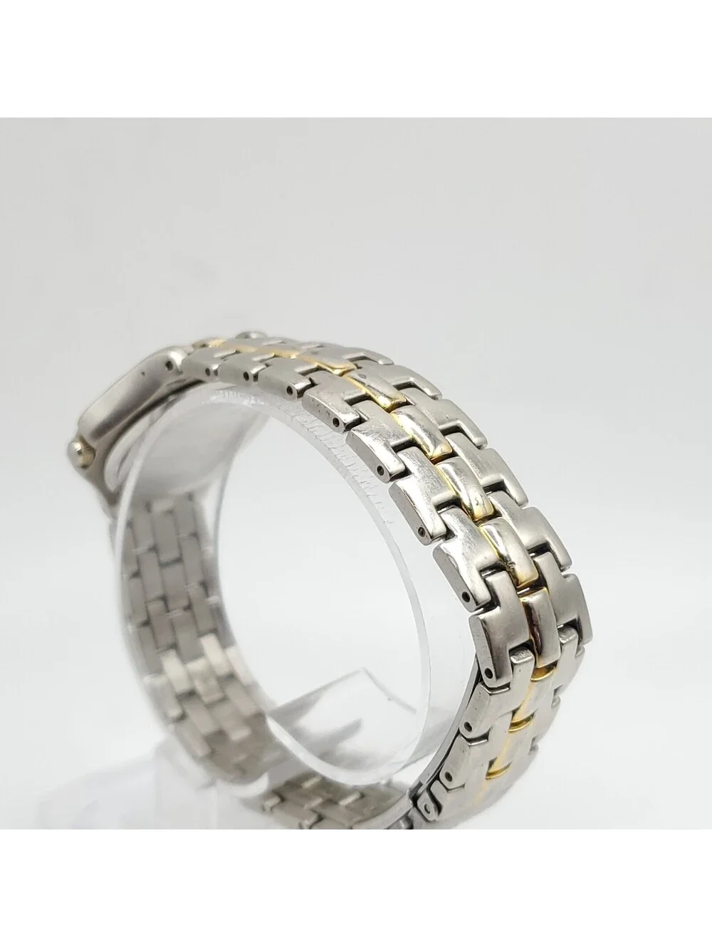 Pierre Cardin Diamond Watch Women 28mm Two-Tone New Battery